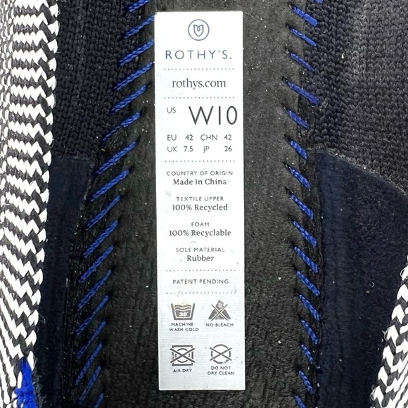 Rothy’s The Flat Birdseye Gray Women’s Shoe Size 10 Round Toe Shoes Recycled EUC - Picture 9 of 14